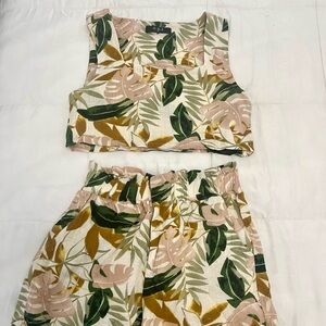 o.p.t. New Two Piece Shorts Set